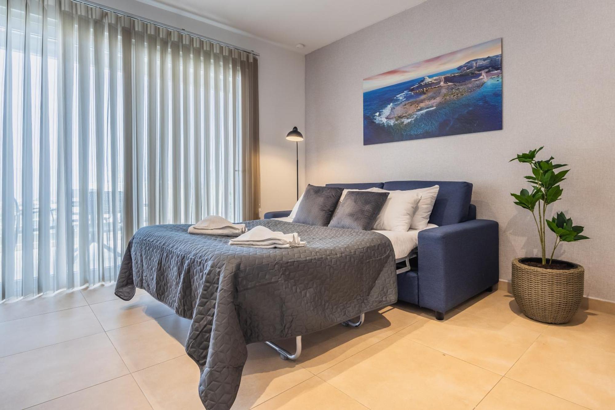 Fl5 Thelodge Amazing Views W Terrace By Homely Mellieħa Eksteriør billede